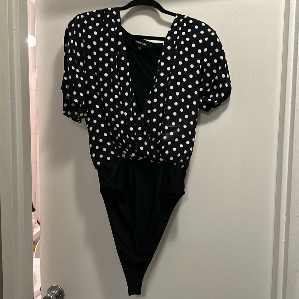Boutique polkadot  body suit!